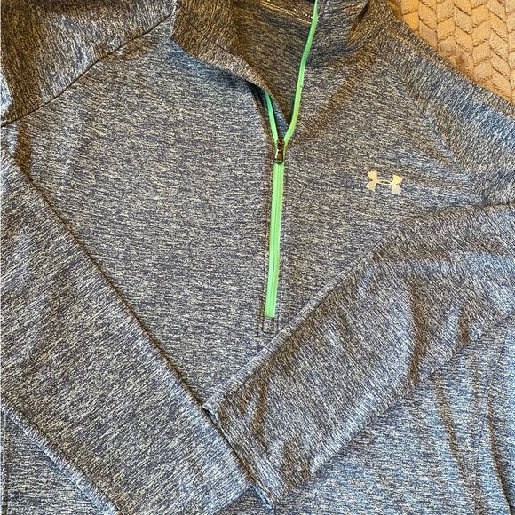 Under Armour Women’s Tech 1/2 Zip with Green Accents - Picture 1 of 6